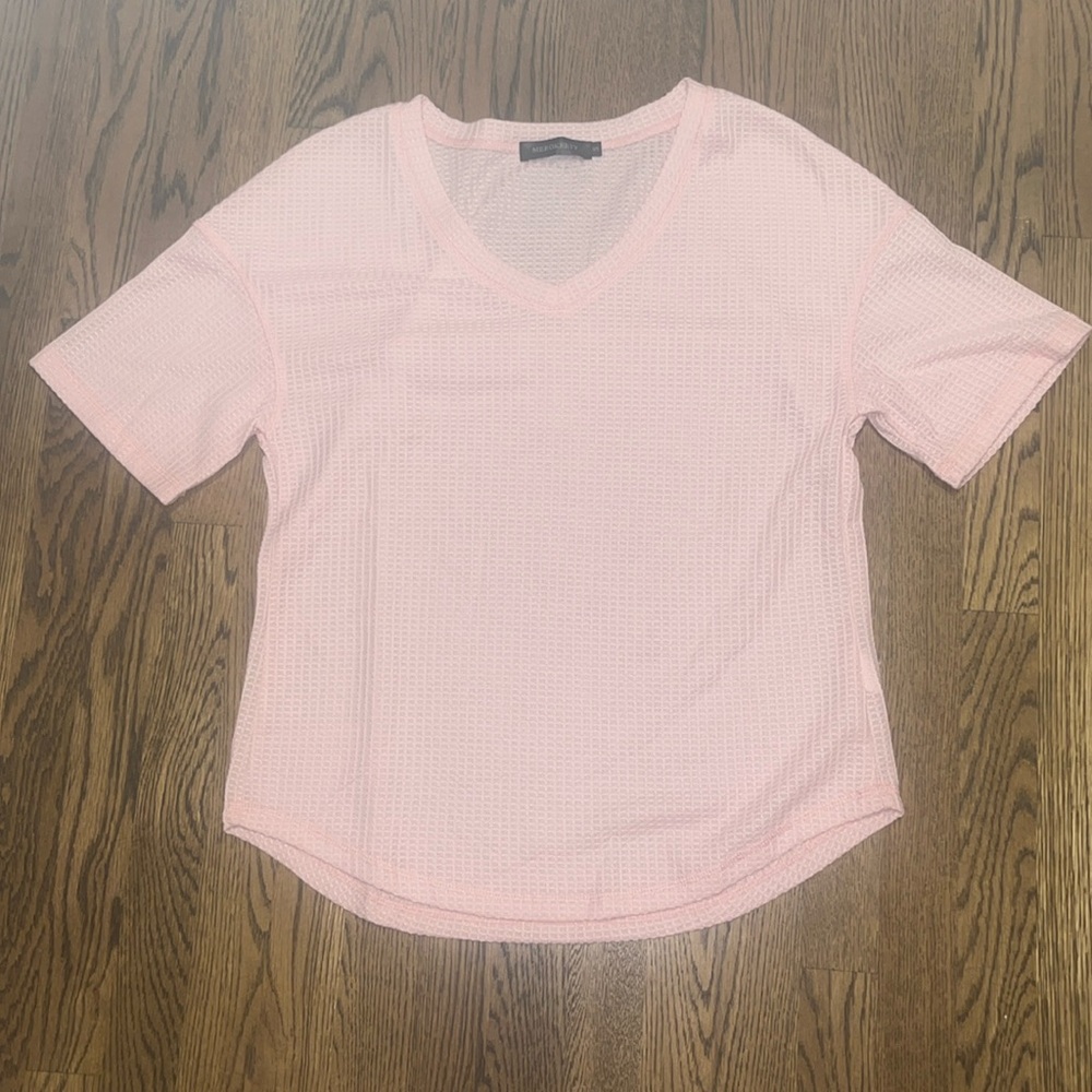 Waffle knit tee!